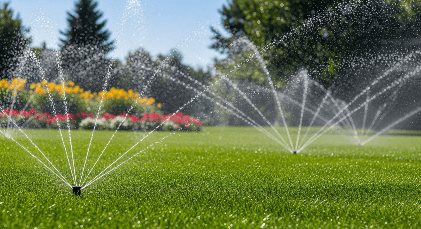Professional irrigation sprinkler system